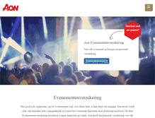 Tablet Screenshot of evenementenverzekering.nl
